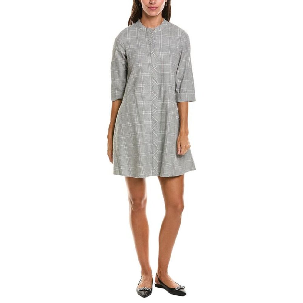 Duffield Lane Womens Farah Mini Dress, Grey